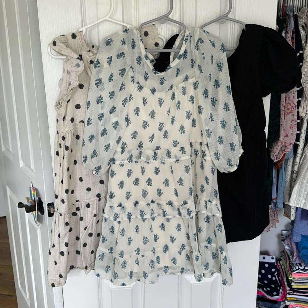 2 dresses + romper